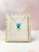 Hexagon Multi Gem & MOP Chain Pendants-Necklaces-Krush Kandy, Women's Online Fashion Boutique Located in Phoenix, Arizona (Scottsdale Area)