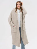 Pocketed Open Front Long Sleeve Longline Cardigan-Rae Collective, Women's Online Fashion Boutique Located in Phoenix, Arizona (Scottsdale Area)