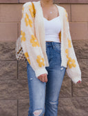 Barbie Girl Floral Cardigan |-Sweaters-Krush Kandy, Women's Online Fashion Boutique Located in Phoenix, Arizona (Scottsdale Area)