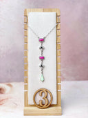 Opal and CZ Date Night Chain Necklace-Necklaces-Krush Kandy, Women's Online Fashion Boutique Located in Phoenix, Arizona (Scottsdale Area)