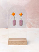 Rosarita Mixed Gem One of a Kind Earrings-Earrings-Krush Kandy, Women's Online Fashion Boutique Located in Phoenix, Arizona (Scottsdale Area)