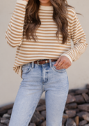 Long Sleeve Stripe Sweater