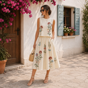 Heirloom Garden Embroidered Skirt Set