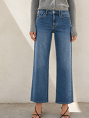 Harper Mid Rise Wide Leg Jeans