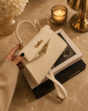 Mini Structured Crossbody Satchel Bag