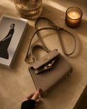 Mini Structured Crossbody Satchel Bag