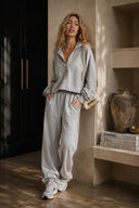 V-Neck Lightweight Hoodie