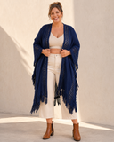 Open Bohemian Ruana Cardigan