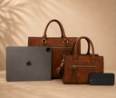 Avery 2-in-1 Floral Embossed Tote Set
