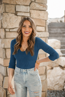 Niki Biki Right Decision V Neck Crop Top | 8 Colors