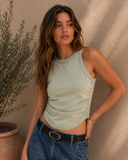 Contour Ease Ruched Tank Top