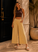 The Coquette Gingham Trouser Pant