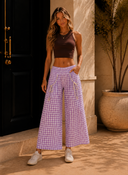 The Coquette Gingham Trouser Pant