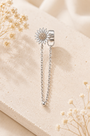 Cubic Zirconia Tassel Minimalist Single Earring