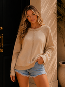 Casual Colorblock Pullover
