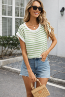 Women’s Casual Striped Knit Top