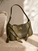 Mara Taupe Leather Shoulder Bag | Pre-Order