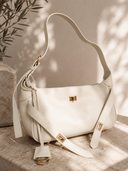 Mara Taupe Leather Shoulder Bag | Pre-Order