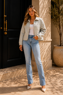 Quilted Collar Jacket