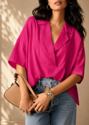 Boardwalk Breeze Collared Blouse