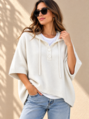 Easygoing Hooded Cape