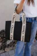 Cheers (Tote Bag) Shoulder Bag With Wallet Set-Purses & Bags-Rae Collective, Women's Online Fashion Boutique Located in Phoenix, Arizona (Scottsdale Area)