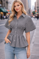 Yellow Babydoll Blouse