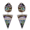 Coastal Dreamer Stone Slab Earrings-Earrings-Krush Kandy, Women's Online Fashion Boutique Located in Phoenix, Arizona (Scottsdale Area)