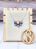 Half Queen Conch Flower Chain Pendants-Necklaces-Krush Kandy, Women's Online Fashion Boutique Located in Phoenix, Arizona (Scottsdale Area)