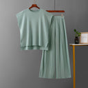 Ultimate Luxe Stretchy Tee & Pant Set-2 Piece Outfit Sets-Krush Kandy, Women's Online Fashion Boutique Located in Phoenix, Arizona (Scottsdale Area)
