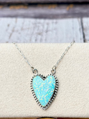 Long Heart Stone Slab Necklace MADE TO ORDER-Necklaces-Rae Collective, Women's Online Fashion Boutique Located in Phoenix, Arizona (Scottsdale Area)