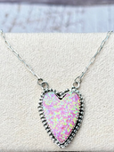 Long Heart Stone Slab Necklace MADE TO ORDER-Necklaces-Rae Collective, Women's Online Fashion Boutique Located in Phoenix, Arizona (Scottsdale Area)