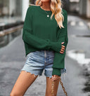 Your Go To Luxe Everyday Sweater | S-XL multiple colors-Sweaters-Krush Kandy, Women's Online Fashion Boutique Located in Phoenix, Arizona (Scottsdale Area)