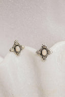 Coastal Charm Stone Stud Earrings-Stud Earrings-Rae Collective, Women's Online Fashion Boutique Located in Phoenix, Arizona (Scottsdale Area)
