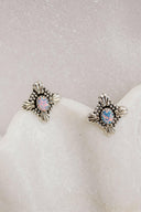 Coastal Charm Stone Stud Earrings-Stud Earrings-Rae Collective, Women's Online Fashion Boutique Located in Phoenix, Arizona (Scottsdale Area)