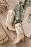 Jackie-Cut Out Western Boots