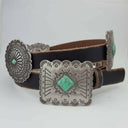 Western Genuine Distressed Leather Belt-Belts-Rae Collective, Women's Online Fashion Boutique Located in Phoenix, Arizona (Scottsdale Area)