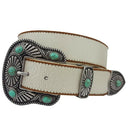 Vintage Leather Belt with Western Buckle .-Belts-Rae Collective, Women's Online Fashion Boutique Located in Phoenix, Arizona (Scottsdale Area)