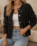 Life of the Party Confetti Crystal Cardigan