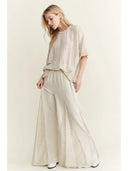 Boho Breeze Lace Flare Pants