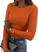 Basic Everyday Ribbed Long Sleeve Top-Long Sleeve Tops-Krush Kandy, Women's Online Fashion Boutique Located in Phoenix, Arizona (Scottsdale Area)