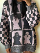 Check Me Boo Ghost Sweater-Sweater-Krush Kandy, Women's Online Fashion Boutique Located in Phoenix, Arizona (Scottsdale Area)