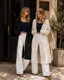 Open Long Knit Cardigan
