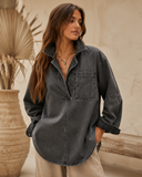 Rodeo Muse Denim Long Sleeve Top