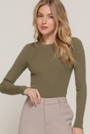 Luxe Ribbed Long Sleeve Crew Sweater-Tops-Rae Collective, Women's Online Fashion Boutique Located in Phoenix, Arizona (Scottsdale Area)