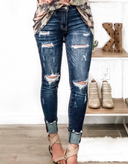30" Destroyed Front Button Jean | KANCAN-Jeans-Rae Collective, Women's Online Fashion Boutique Located in Phoenix, Arizona (Scottsdale Area)
