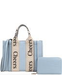 Cheers (Tote Bag) Shoulder Bag With Wallet Set-Purses & Bags-Rae Collective, Women's Online Fashion Boutique Located in Phoenix, Arizona (Scottsdale Area)
