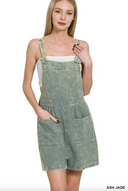 The Driftwood Acid Wash Romper-Jumpsuits & Rompers-Krush Kandy, Women's Online Fashion Boutique Located in Phoenix, Arizona (Scottsdale Area)