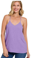 ADJUSTABLE STRAP V-NECK CAMI TOP-Krush Kandy, Women's Online Fashion Boutique Located in Phoenix, Arizona (Scottsdale Area)