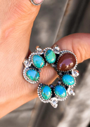 Squash Blossom Horseshoe Ring-Cluster Rings-Rae Collective, Women's Online Fashion Boutique Located in Phoenix, Arizona (Scottsdale Area)